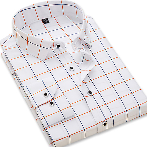 

Men's Shirt Galaxy Ruffle Tops Basic White Blue Red