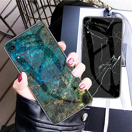 

Case For Huawei Huawei Honor 10 / Honor 10 Lite / Honor V20 Shockproof / Pattern Back Cover Marble Hard TPU / Tempered Glass