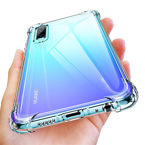 

Case For Huawei Huawei P20 / Huawei P20 Pro / Huawei P20 lite Shockproof / Transparent Full Body Cases Solid Colored Soft TPU