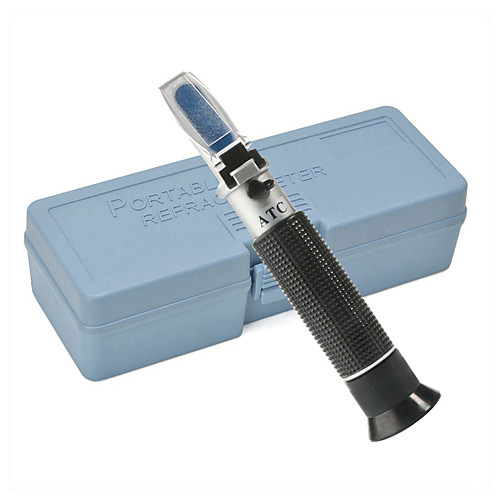 

refractometer alcohol alcoholometer meter 0~80%v/v atc handheld tool hydrometer rz116 concentration spirits tester wine