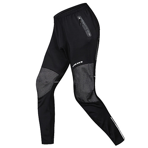 

WOSAWE Men's Women's Cycling Pants Winter Fleece Nylon Spandex Bike Pants / Trousers Pants Bottoms Fleece Lining Breathable Warm Sports Black Mountain Bike MTB Clothing Apparel Bike Wear / Athleisure