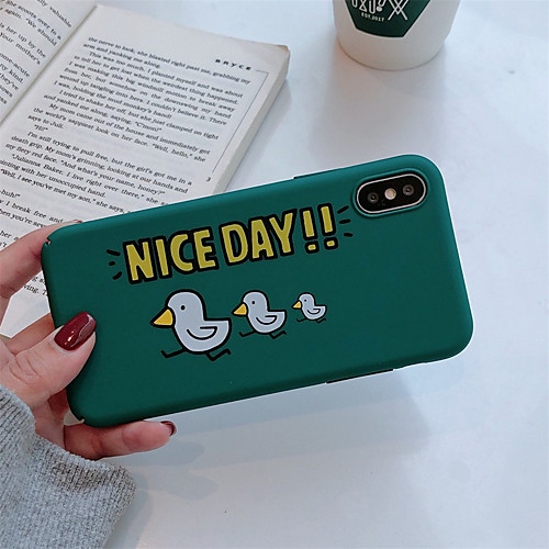

Case For Apple iPhone XR / iPhone XS Max Pattern Back Cover Animal / Cartoon Hard PC for iPhone X XS 8 8PLUS 7 7PLUS 6 6S 6PLUS 6S PLUS