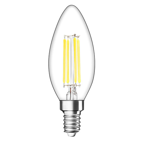 

BRELONG 1 pc E14 4W Dimmable LED Filament Light Bulb AC110V AC 220V Warm White