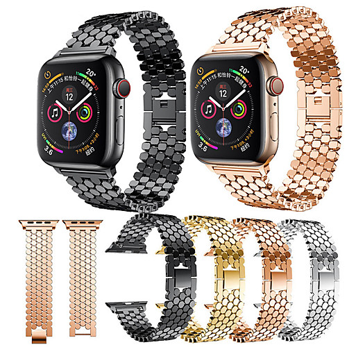 

Smart Watch Band for Apple iWatch 1 pcs Modern Buckle Stainless Steel Replacement Wrist Strap for Apple Watch Series SE / 6/5/4/3/2/1 Apple Watch Series 4 38mm 40mm 42mm 44mm