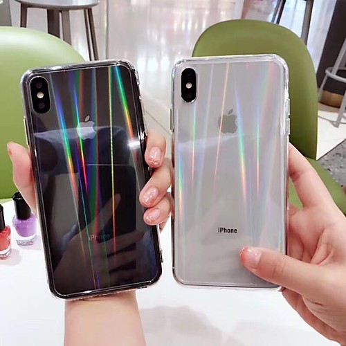 

Case For Apple iPhone XR / iPhone XS Max / iPhone X Transparent Back Cover Transparent Hard Acrylic