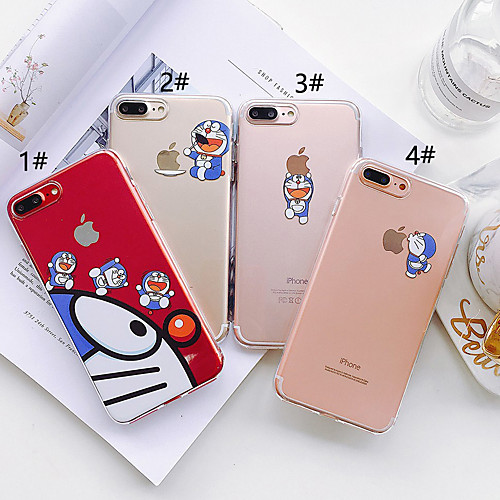 

Case For Apple iPhone XR / iPhone XS Max Pattern / Transparent Back Cover Cartoon Soft TPU for iPhone X XS 8 8PLUS 7 7PLUS 6 6S 6PLUS 6S PLUS