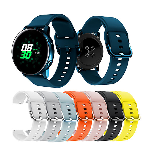 

Smart Watch Band for Samsung Galaxy 1 pcs Sport Band Stainless Steel Silicone Replacement Wrist Strap for Samsung Galaxy Active