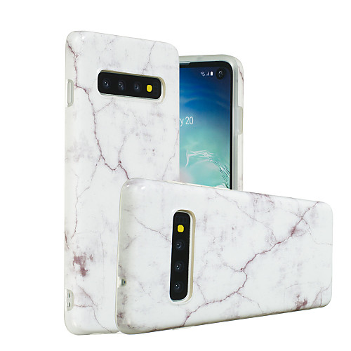 

Case For Samsung Galaxy Galaxy S10 / Galaxy S10 Plus / Galaxy S10 E IMD / Pattern Back Cover Marble Soft TPU