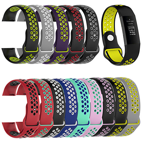 

Watch Band for Fitbit Charge 3 Fitbit Sport Band Silicone Wrist Strap