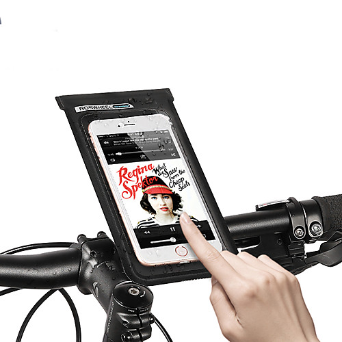 

ROSWHEEL Cell Phone Bag Bike Handlebar Bag 6.2 inch Touch Screen Waterproof Portable Cycling for Samsung Galaxy S6 Samsung Galaxy S6 edge LG G3 Black Road Bike Mountain Bike MTB Outdoor / iPhone XS