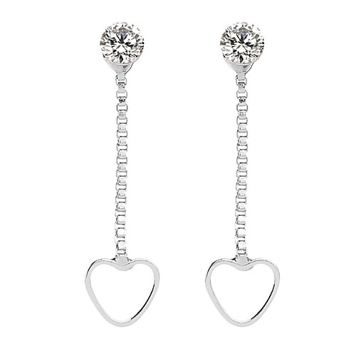 

Women's Earrings Holiday Wedding Birthday Romantic Earrings Jewelry Silver For Date Street Festival 1 Pair