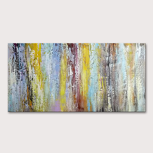 

Oil Painting Hand Painted Horizontal Abstract Modern Stretched Canvas