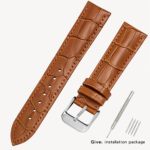 

Genuine Leather / Leather / Calf Hair Watch Band Black / Brown 17cm / 6.69 Inches / 18cm / 7 Inches / 19cm / 7.48 Inches 1.2cm / 0.47 Inches / 1.4cm / 0.55 Inches / 1.6cm / 0.6 Inches
