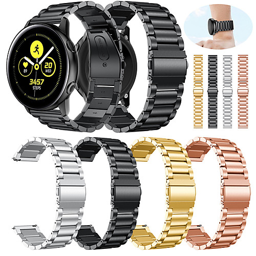 

Watch Band for Gear S2 / Samsung Galaxy Watch 42 / Samsung Galaxy Active Samsung Galaxy Classic Buckle Metal / Stainless Steel Wrist Strap