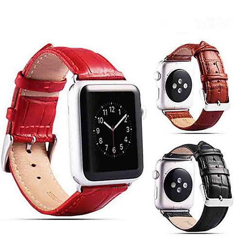 

Ремешок для часов для Apple Watch Series 4/3/2/1 Apple Классическая застежка Натуральная кожа Повязка на запястье