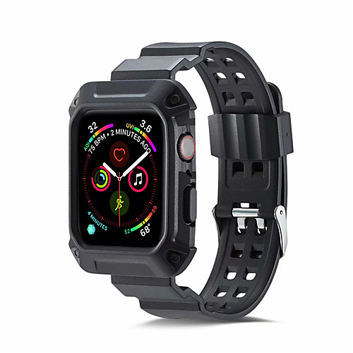 

Band for Apple Watch 4 (44mm/40mm) 2 in 1 iWatch 4 Rugged Protective Bumper Case with Wristband