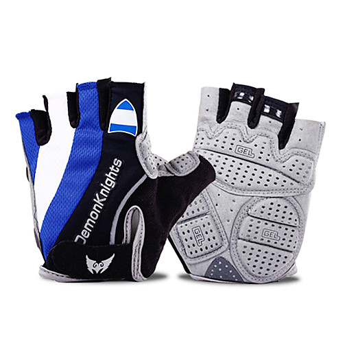 

Bike Gloves / Cycling Gloves Anti-Slip Breathable Wearable Fingerless Gloves Sports Gloves Lycra Red Blue Green for Adults' Outdoor Exercise Cycling / Bike