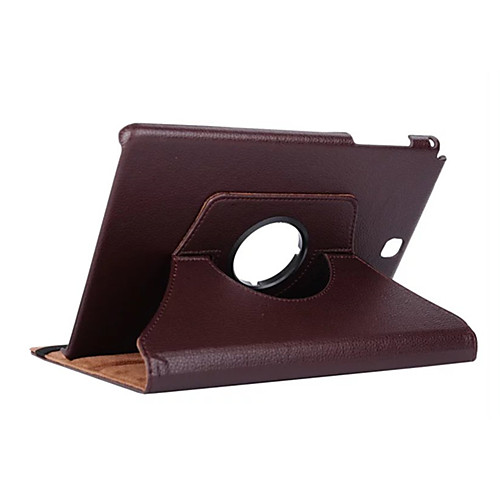 

Case For Samsung Galaxy Tab A 9.7 360° Rotation / Shockproof / with Stand Full Body Cases Solid Colored Hard PU Leather