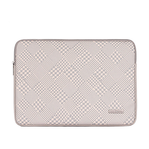 

13.3 14 15.6 PU Leather Houndstooth Unisex Water Proof Shock Proof Laptop Cover Sleeves for Surface/Macbook/HP/Dell/Samsung/Sony Etc