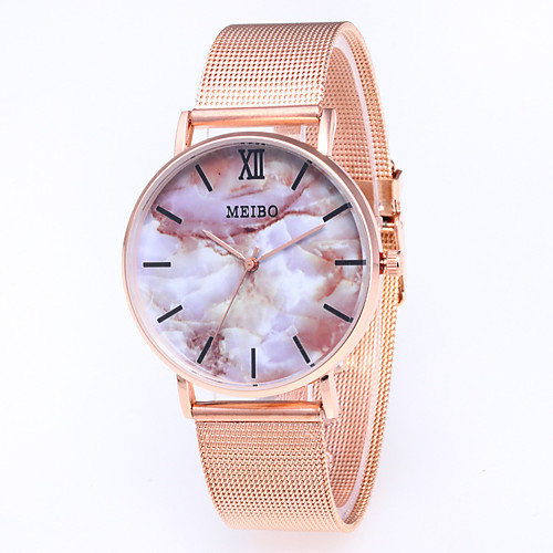 

Women's Quartz Watches Casual Fashion Rose Gold Alloy Chinese Quartz Blue White Purple New Design Casual Watch 1 pc Analog One Year Battery Life