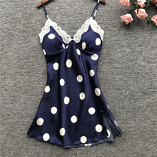 

Normal Polyester Robes Touch of Sensation Polka Dot Wedding Draping Robes