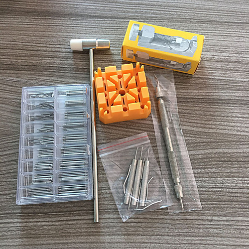 

17pcs Watch Repair Mixed Material Watch Accessories Disassembly tool Small hammer