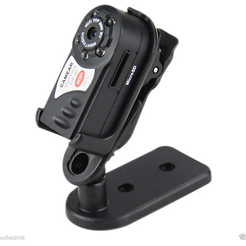 

Wireless Q7 WIFI Camera P2P Mini DV Night Vision IR Video Recorder DVR