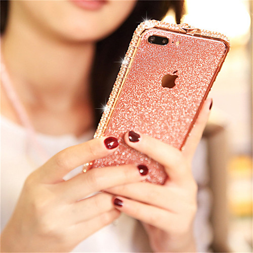 

Phone Case For Apple Back Cover iPhone 12 Pro Max 11 Pro Max iPhone XR iPhone XS iPhone XS Max iPhone X iPhone 8 Plus iPhone 8 iPhone 7 Plus iPhone 6s Plus iPhone 6s Rhinestone Glitter Shine Glitter