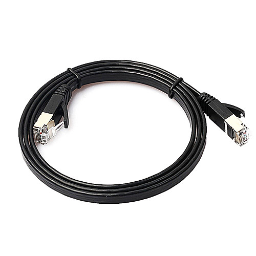 

Ethernet Cable CAT7 Network Cable Flat Cable Patch Cord 1M