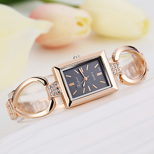 

Ladies Quartz Watches Elegant Fashion Silver Rose Gold Alloy Chinese Quartz GoldenBlack GoldenWhite Silver / Black New Design Casual Watch 1 pc Analog One Year Battery Life