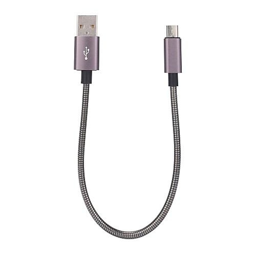 

Micro USB Adapter / Cable 0.2m(0.65Ft) Retractable / Quick Charge Stainless steel USB Cable Adapter For Samsung / Huawei / LG