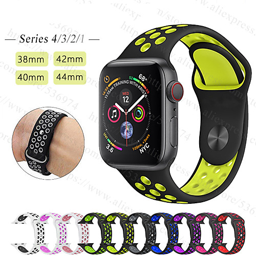 

Smartwatch Band for Apple Watch Series 5/4/3/2/1 Apple Sport Band Silicone Wrist Strap