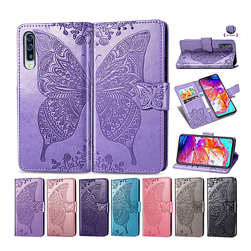 

Case For Xiaomi Xiaomi Mi Play / Xiaomi Mi Max 3 / Xiaomi Mi 8 Lite Wallet / Card Holder / Flip Full Body Cases Butterfly Hard PU Leather / TPU