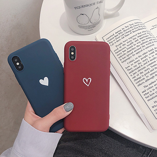 

Phone Case For Apple Back Cover iPhone 12 Pro Max 11 Pro Max iPhone XR iPhone XS iPhone XS Max iPhone X iPhone 8 Plus iPhone 8 iPhone 7 Plus iPhone 7 iPhone 6s Plus Pattern Heart Soft TPU