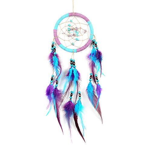 

Boho Dream Catcher Handmade Gift Wall Hanging Decor Art Ornament Craft Bead Feather For Kids Bedroom Wedding Festival 1155cm