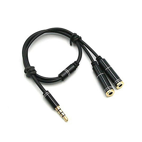 

LITBest 3.5mm Adapter Cable, 3.5mm to 3.5mm Adapter Cable Male - Female 1080P Gold-plated copper 0.3m(1Ft)
