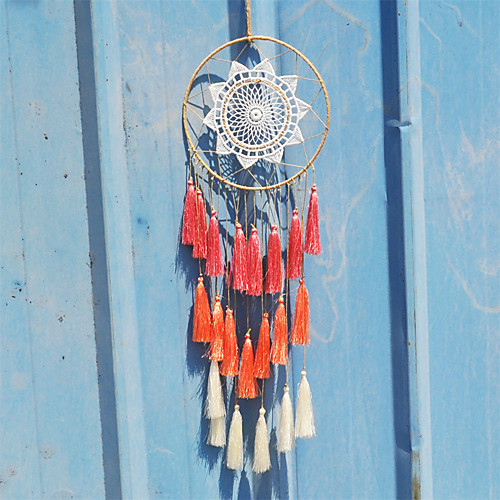 

Boho Dream Catcher Handmade Gift Wall Hanging Decor Art Ornament Craft for Kids Bedroom Wedding Festival 6520cm