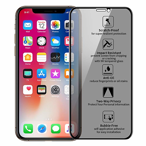 

Privacy Protection Film Tempered Glass for iPhone X XR XS Max Screen Protector for iPhone 7 8 6S Plus Anti Peeping Protective