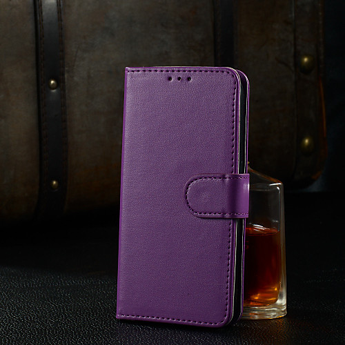 

Case For Samsung Galaxy J4(2018) Galaxy J4 Plus(2018) Phone Case PU Leather Material Solid Color Phone Case