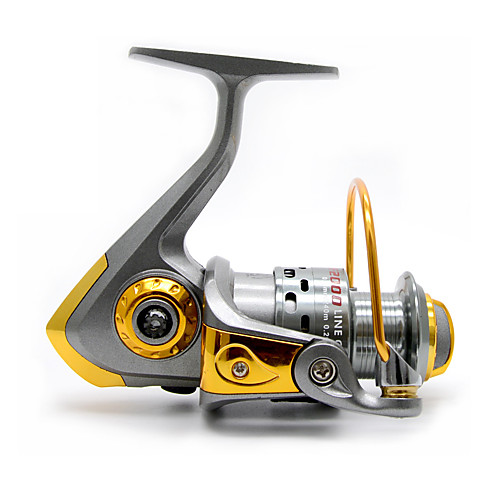 

Spinning Reel 5.5/1 Gear Ratio13 Ball Bearings Hand Orientation Exchangable Spinning / Lure Fishing - MS1000-4000