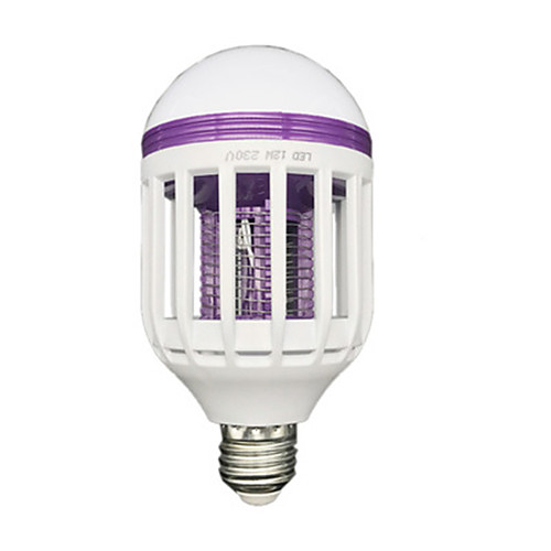

1pc 12 W LED Globe Bulbs 510-610 lm E26 / E27 24 LED Beads Insect Mosquito Fly Repeller Pest Repeller Cold White 110-120 V