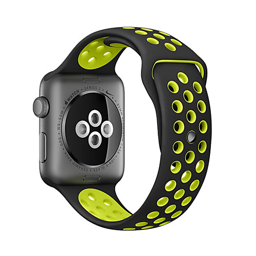 

Watch Band for Apple Watch Series 5/4/3/2/1 Apple Classic Buckle Silicone Wrist Strap 38mm 40mm 42mm 44m