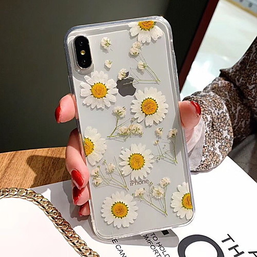 

Case For Apple iPhone XS / iPhone XR / iPhone XS Max Pattern Back Cover Flower Soft TPU