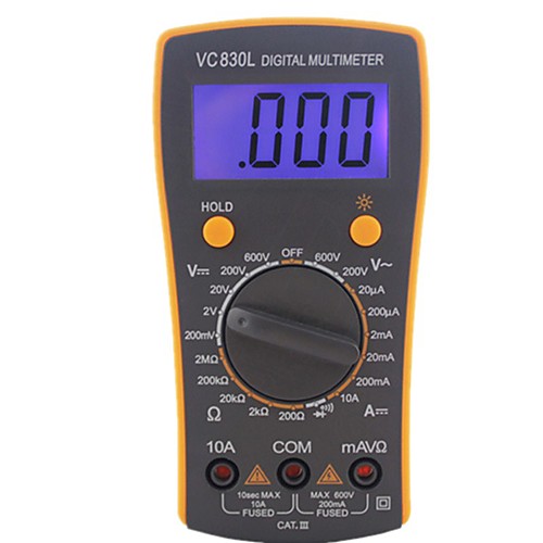 

Professional Electric Handheld AC DC LCD Display Tester Meter Digital Multimeter Multimetro Ammeter Multitester