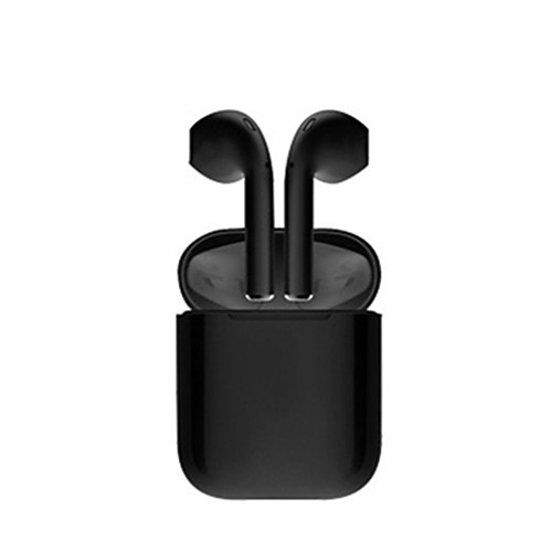 

LITBest Glossy Blackpods Redpods Bluepods i12 TWS Bluetooth Earphone Wireless Earbuds Touch Control Earbuds 3D Surround Sound Charging Case for iPhone Android Phone