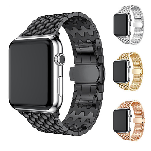 

Ремешок для часов для Apple Watch Series 4 Apple Современная застежка Металл / Нержавеющая сталь Повязка на запястье