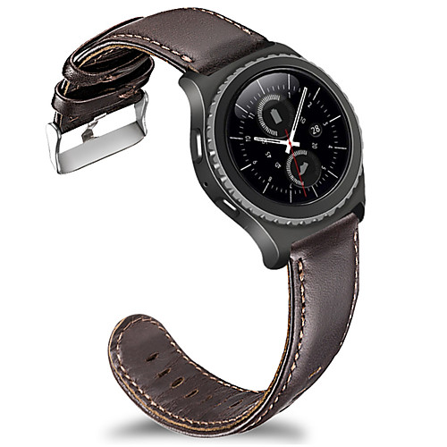 

Ремешок для часов для Gear Sport / Gear S2 Classic Samsung Galaxy Спортивный ремешок Нержавеющая сталь / Кожа Повязка на запястье