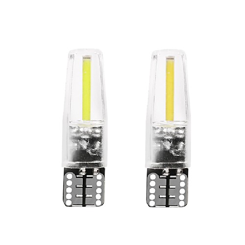 

2pcs T10 W5W Car LED Light Bulb 12V 100lm White/ Warm Whtie/ Blue/ Ice Blue/ Red/ Pink for License Plate Lamp/ Tail Lights/ Turn Signal Lamp