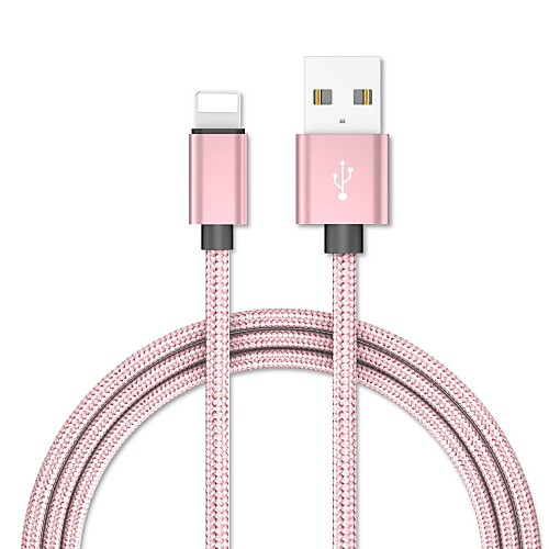 

Lightning Adapter / Cable 1.0m(3Ft) Braided / Quick Charge Aluminum USB Cable Adapter For iPhone