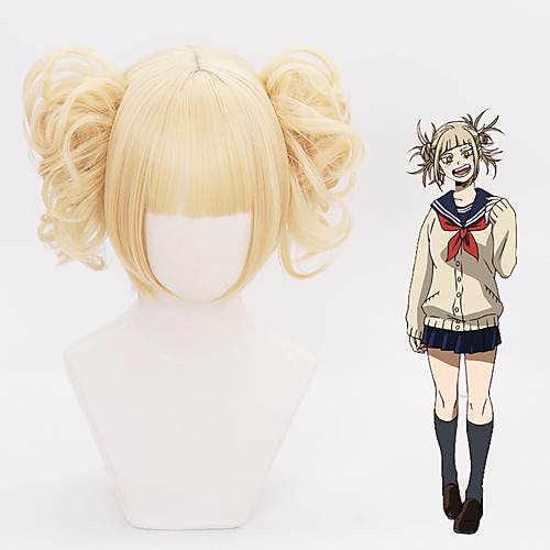 

Cosplay My Hero Academia Boko No Hero Cosplay Toga Himiko Cosplay Wigs Women's Girls' 35 inch Heat Resistant Fiber Anime Wig